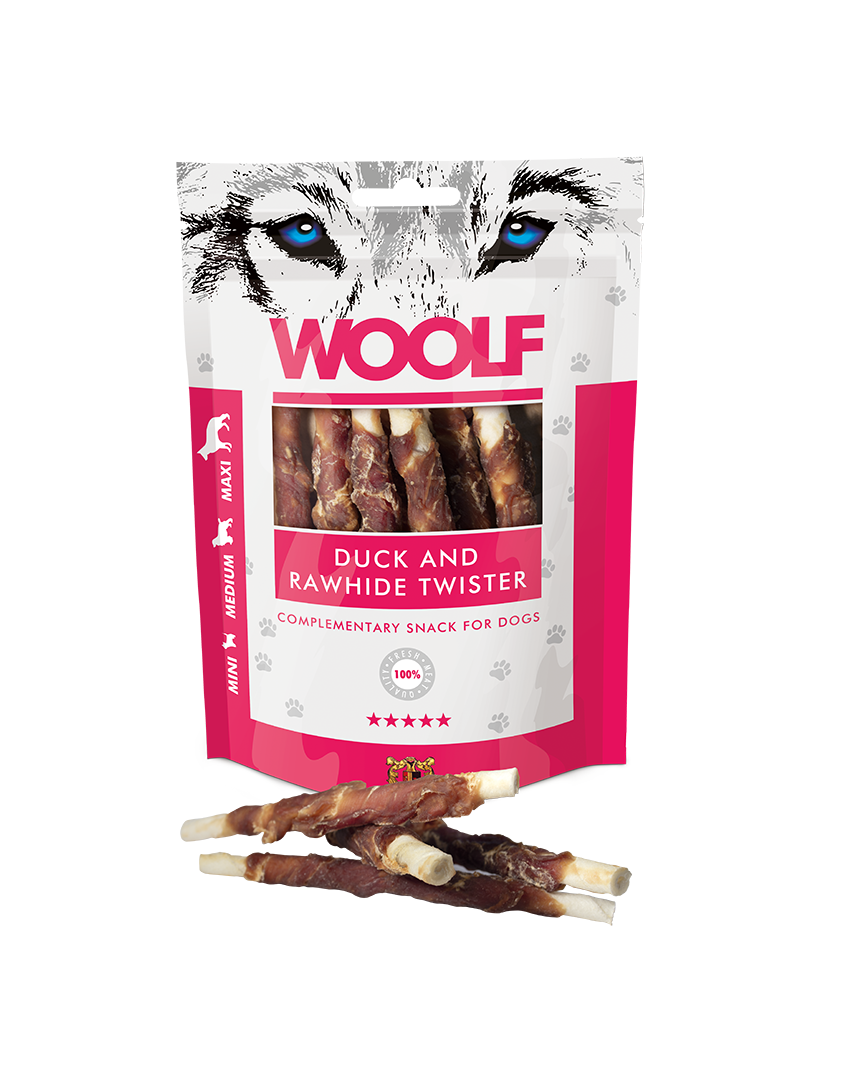 WOOLF DUCK AND RAWHIDE TWISTER 100gr